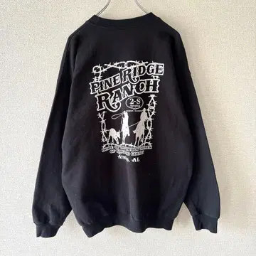 미국 빈티지 의류 맨투맨 카우보이 웨스턴 로데오 스트릿 블랙 L