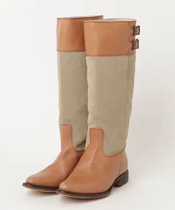 컨디션 최상 마가렛호웰 idea 스웨이드 절개 롱 부츠 23.5