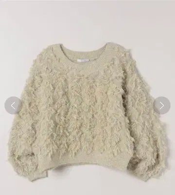 JEANASIS 라메컷 자카드 숏 풀 오버