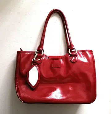 Lulu Guinness 루루 기네스 에나멜 가죽 백 레드