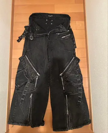 NBS 블랙 데님 팬츠