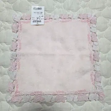 치카자와 레이스 시즌 타월 손수건 돼지에게 진주 핑크