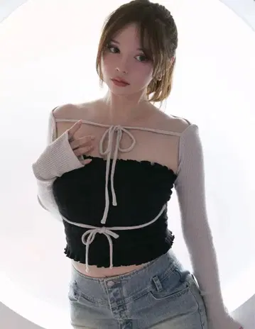 andmary Mei shirring tops