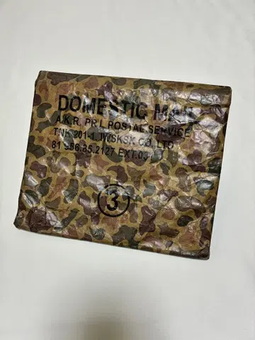 레어 도메스틱 이메일 군카미 카모 패턴 클러치백 A4 대응