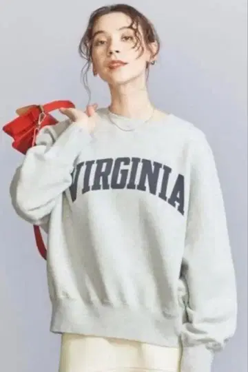 BEAUTY&YOUTH UNITED ARROWS 코튼 쭈리 로고 맨투맨