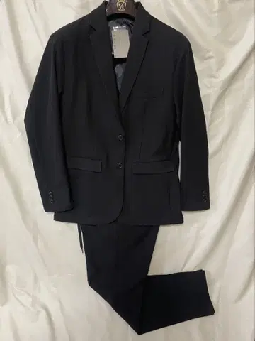 ABAHOUSE 블랙 캐주얼 스트레치 셋업 L 사이즈