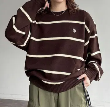 [ U.S. POLO ASSN. ] 크루넥 니트