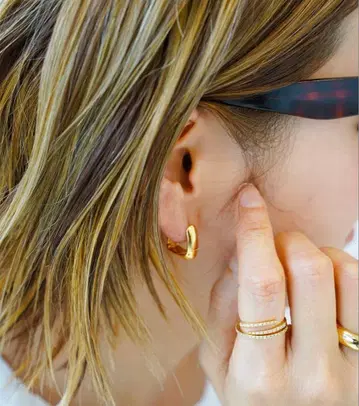 두지엠 클라세 [ CELERY ] HOOP PIERCE GOLD