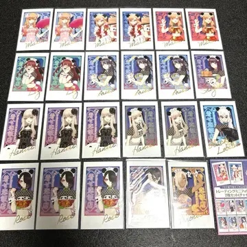 키타가와 마린 키세코이 반점 카페 차이나 미니 사진풍 카드 전 12종