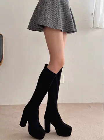 청키힐 롱 부츠