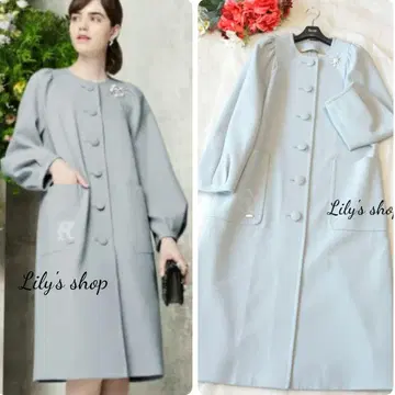 르네 포켓 자수 코트