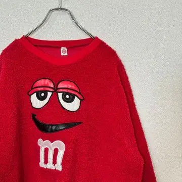 [ m&m's ] 보아 맨투맨 트레이닝복 L 사이즈 레드