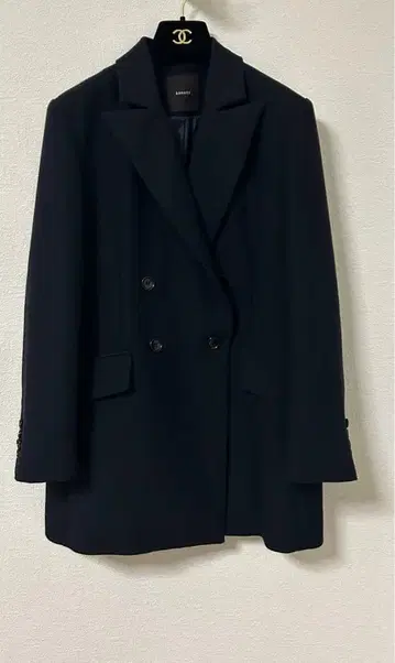 anuans 미들 길이 더블 자켓