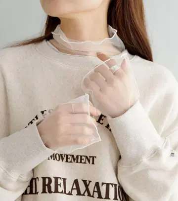 퓨어세신 튤 도킹 레이어드 티셔츠