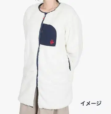 [ CHUMS ] 플리스 자켓 M 리버서블