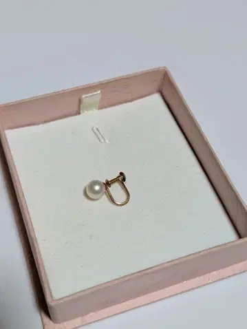 유품 정리 진주 펄 귀찌 골드 귀찌 K18 GOLD