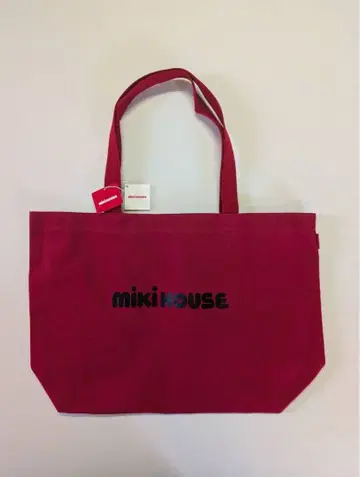 mikiHOUSE 빨간색 토트백 택 포함 새상품 미키하우스