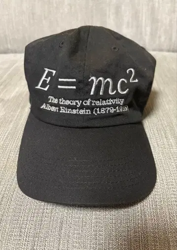 아인슈타인 E=mc2 캡 남성용