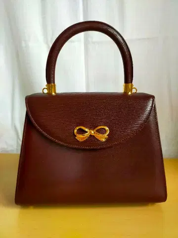 Hanae Mori 하나에모리 숄더백 핸드백 브라운