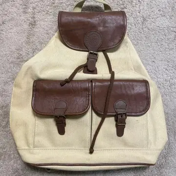 LEE 캔버스 가죽 백팩