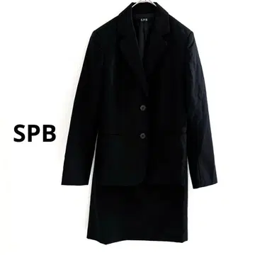 SPB 수트 자켓 스커트 셋업 블랙 여성용