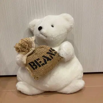 세키구치 북극곰 봉제 인형 쇼와 레트로 초레어