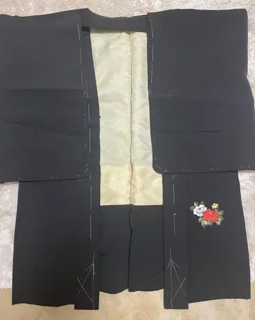 블랙 플라워 무늬 자수 겉옷 당일 발송 새상품급