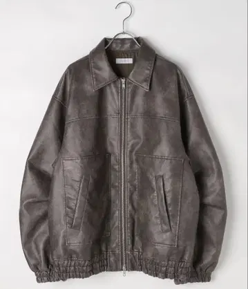 PAGE BOY 가죽 자켓 브라운