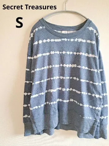 Secret Treasures 타이다이 패턴 긴팔 스웨터 S