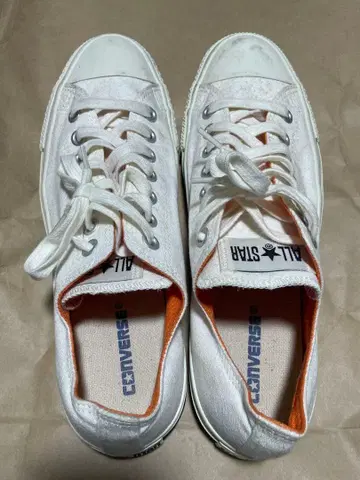 CONVERSE 올스타 화이트 오렌지