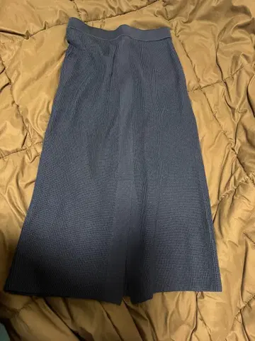 ESTNATION 네이비 리브 타이트 스커트 M