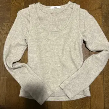 MARINER 세트 레이어드 니트 가디건