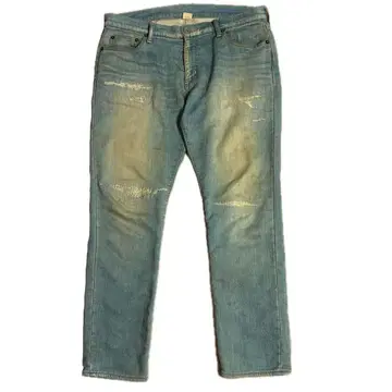 론 허먼 빈티지 맨투맨 데님 팬츠 조그진