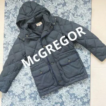 McGREGOR 네이비 퀼팅 자켓 후드 부착