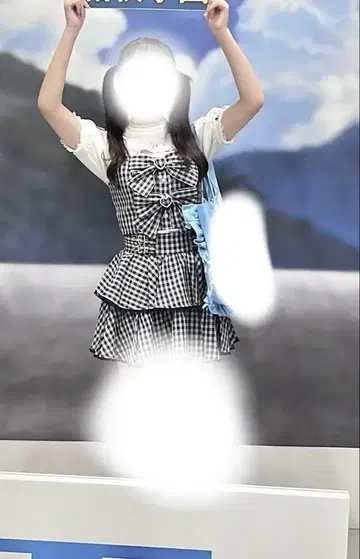 [ ROJITA ] 리본 뷔스티에 셋업