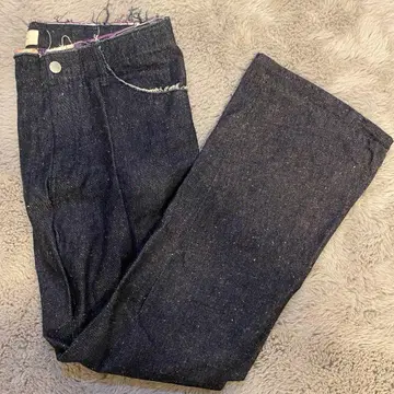 Jieda 데님 팬츠 플레어 남성용 M