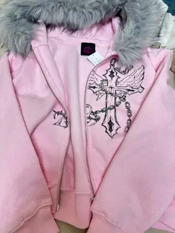 9090girl Fur Zip Hoodie Pants S