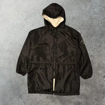 Hanes 블랙 자켓 벤치 코트 아웃도어 구성 나일론