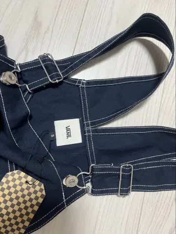 반스 네이비 오버롤 S 사이즈