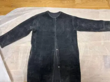 그레이 플리스 자켓 사이즈 38