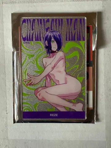 레제 메탈릭 아크릴 카드 컬렉션 체인소 맨 원작 영화 극장판