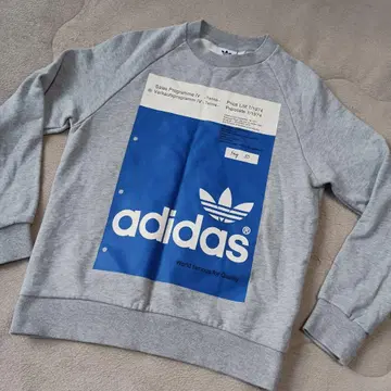 adidas 맨투맨 트레이닝복 S 사이즈 그레이