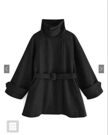 GRL 벨트 포함 멀티 way 페이크 울 코트