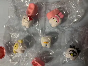 5종 키티 외 산리오 캐릭터즈 다 함께 되자! 치아 가챠가챠