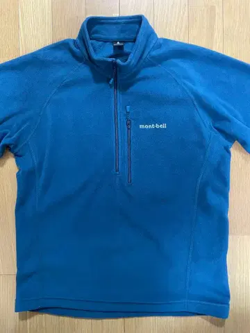 몽벨 M 플리스 자켓 남성용 방한 블루 (터콰이즈 계열)