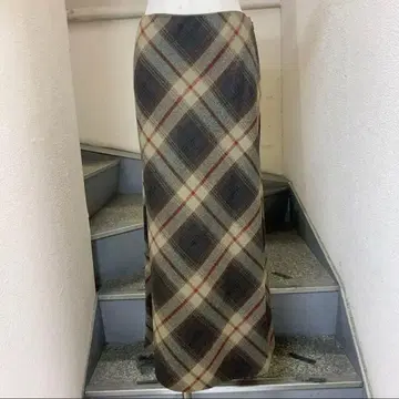 브룩스브라더스 울 스커트 체크 무늬 Brooks Brothers