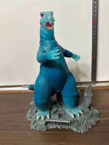 고질라 피규어 파랑 받침대 포함