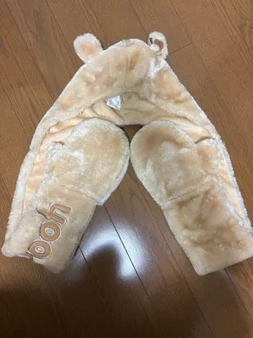 디즈니 머플러 캡 푸우