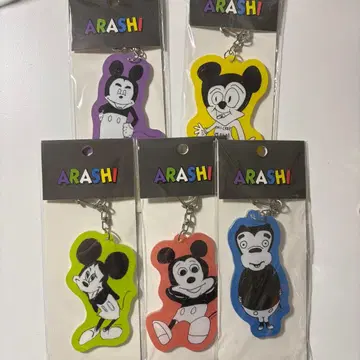 ARASHI 캐릭터 키링 5개 세트