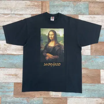 90s 모나리자 티셔츠 아트